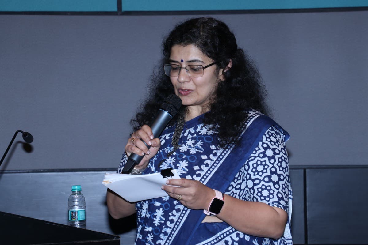 Nikita Vora speaking